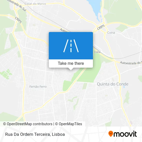 Rua Da Ordem Terceira map