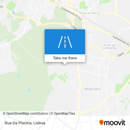 Rua Da Piscina mapa