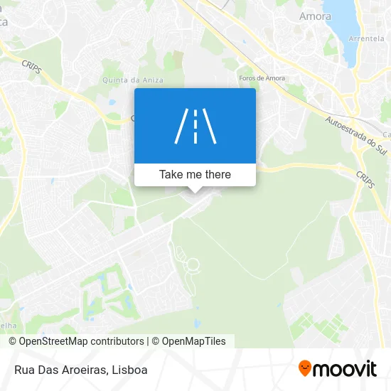 Rua Das Aroeiras map