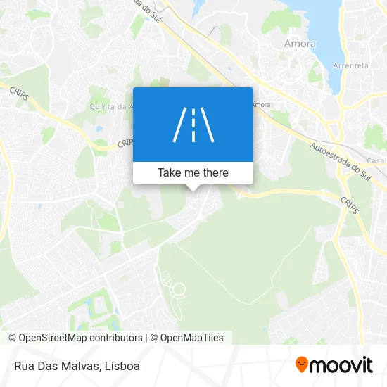 Rua Das Malvas map