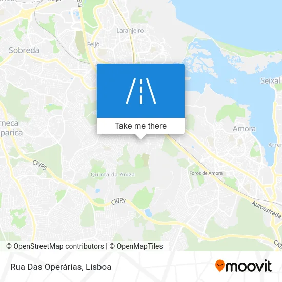 Rua Das Operárias map