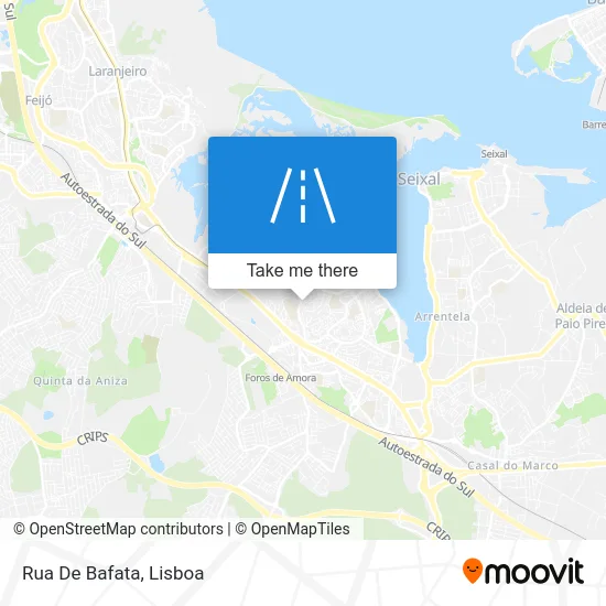 Rua De Bafata map