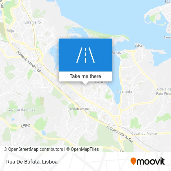 Rua De Bafatá map