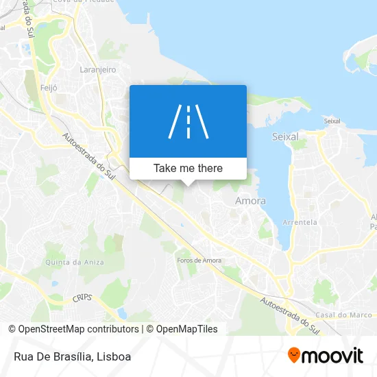 Rua De Brasília map