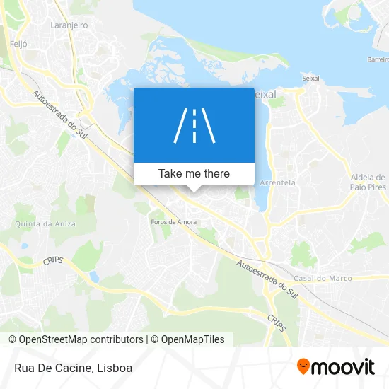 Rua De Cacine map