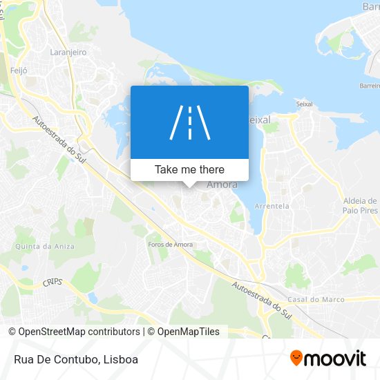 Rua De Contubo mapa