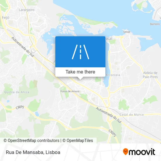 Rua De Mansaba map