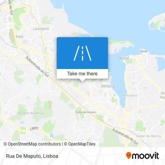Rua De Maputo mapa