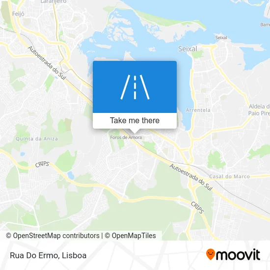 Rua Do Ermo map