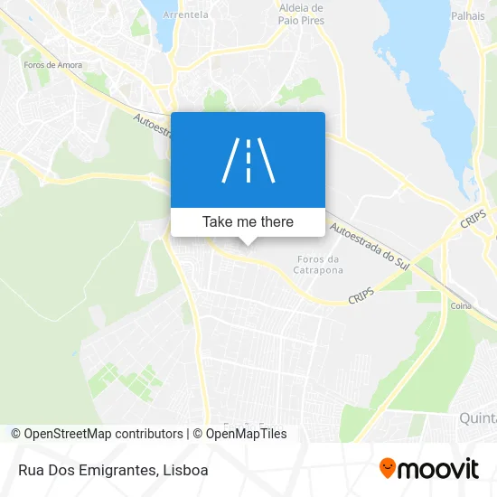 Rua Dos Emigrantes map