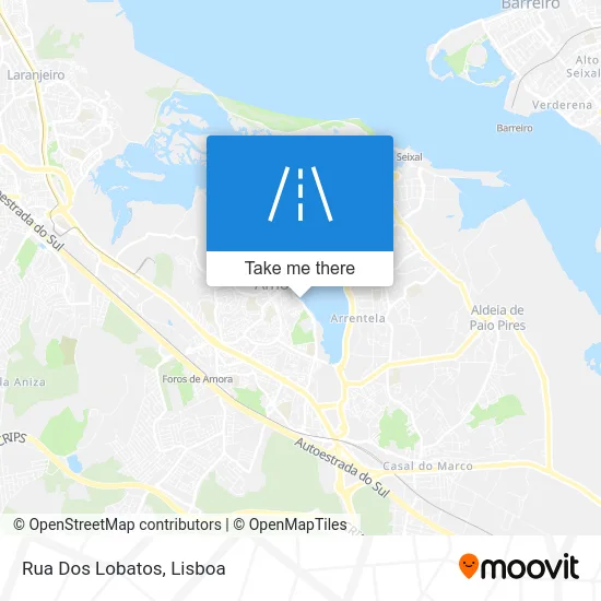 Rua Dos Lobatos map
