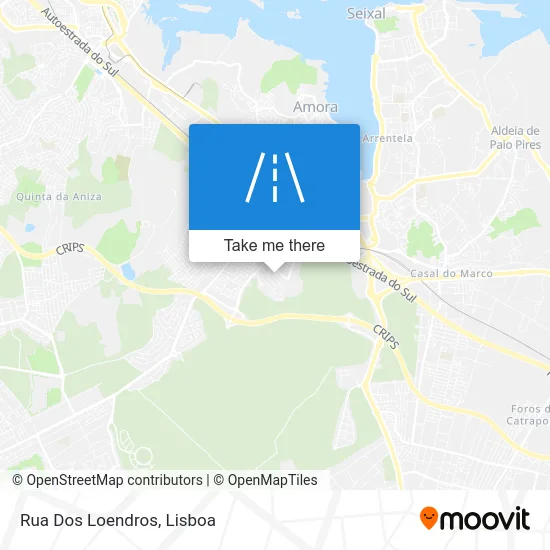 Rua Dos Loendros map