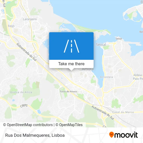 Rua Dos Malmequeres map