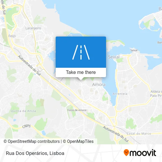 Rua Dos Operários map