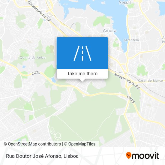 Rua Doutor José Afonso map