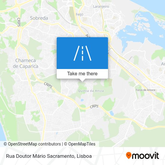 Rua Doutor Mário Sacramento mapa