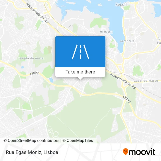 Rua Egas Moniz map