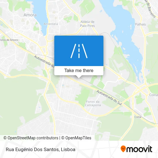 Rua Eugénio Dos Santos map