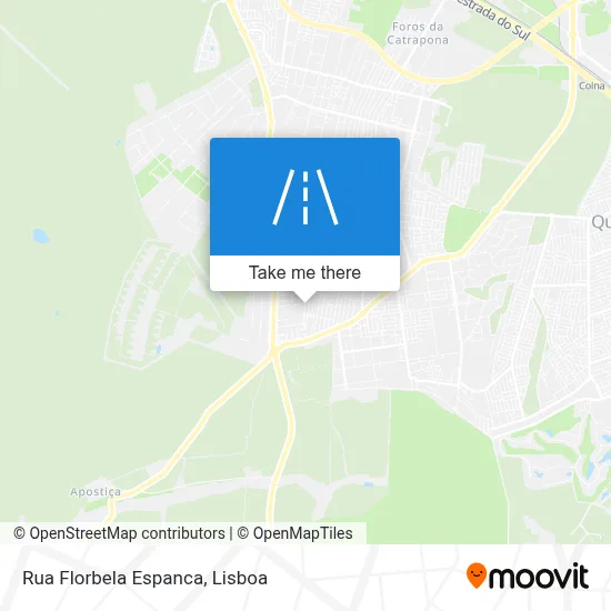 Rua Florbela Espanca map