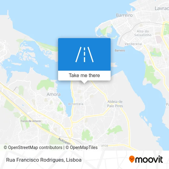 Rua Francisco Rodrigues map