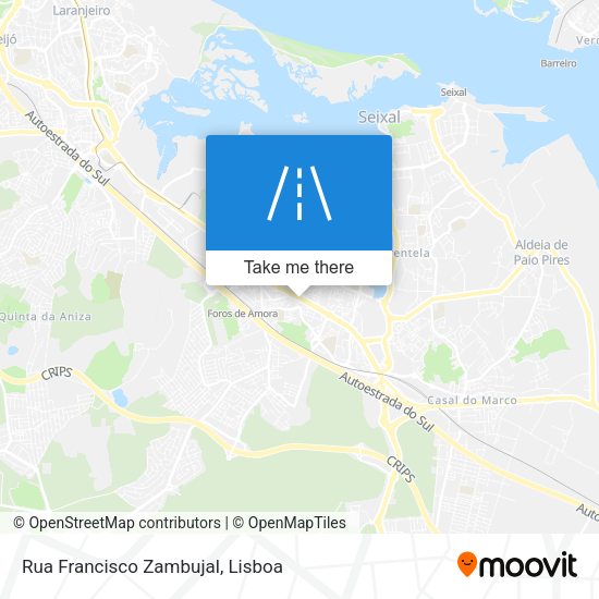 Rua Francisco Zambujal map