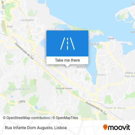 Rua Infante Dom Augusto map