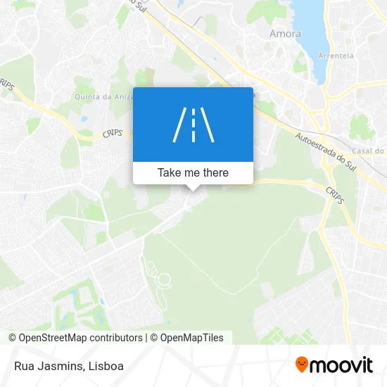 Rua Jasmins map