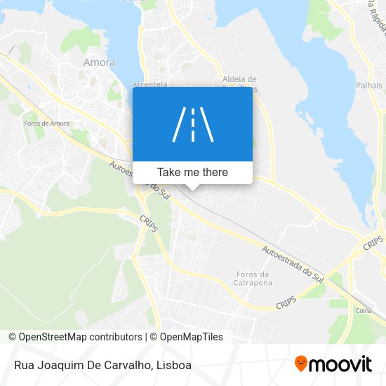 Rua Joaquim De Carvalho mapa