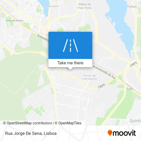 Rua Jorge De Sena map