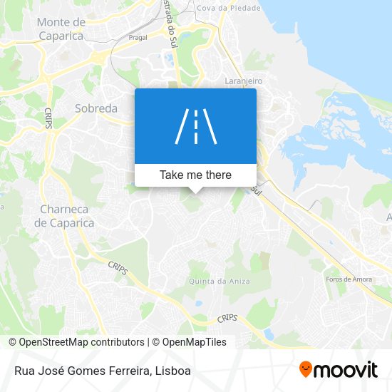 Rua José Gomes Ferreira map