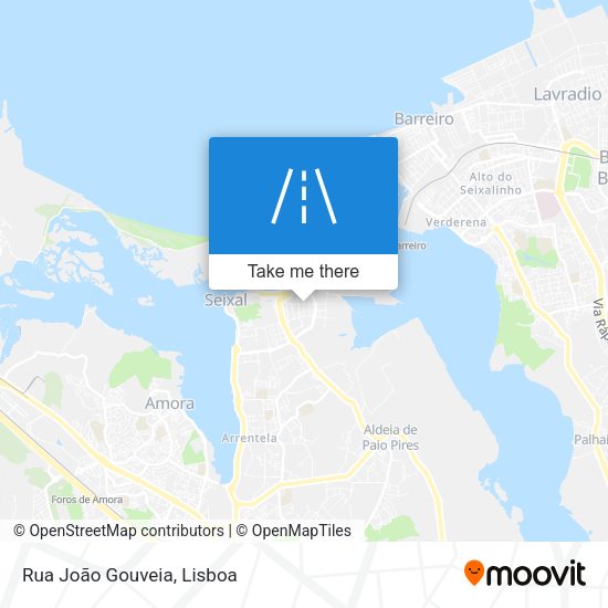 Rua João Gouveia mapa