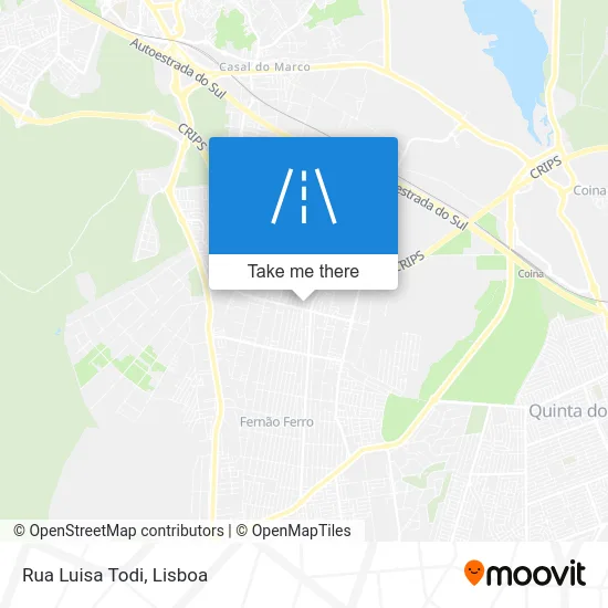 Rua Luisa Todi map