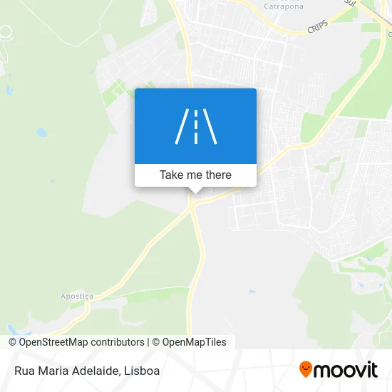 Rua Maria Adelaide map