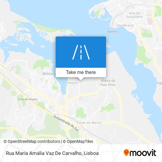 Rua Maria Amália Vaz De Carvalho mapa