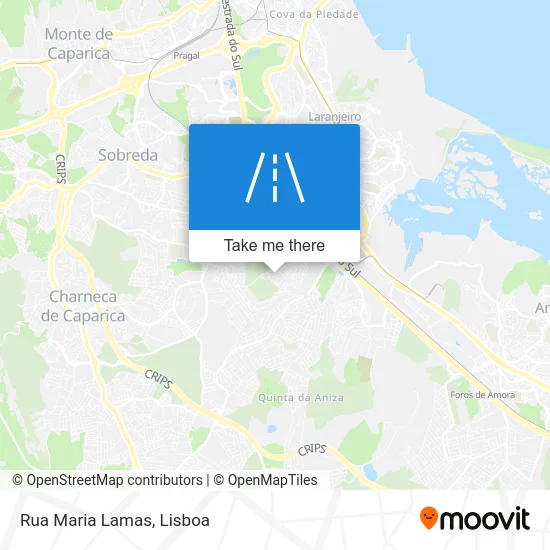 Rua Maria Lamas map
