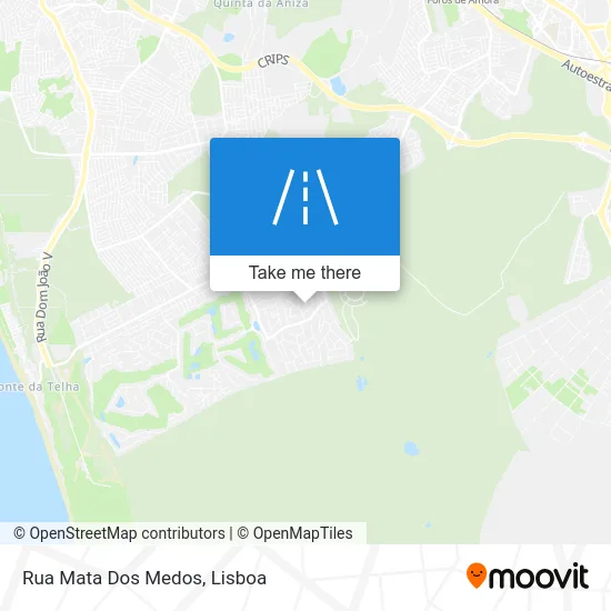 Rua Mata Dos Medos map