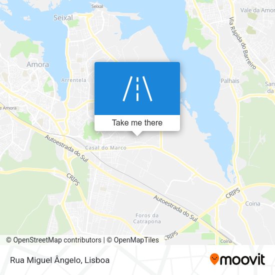 Rua Miguel Ângelo map