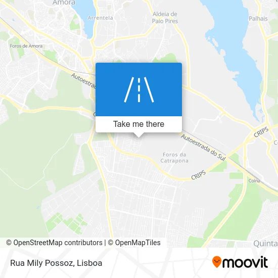 Rua Mily Possoz map