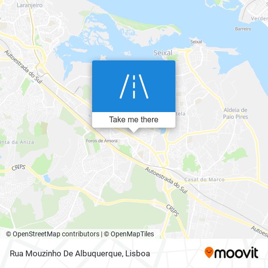 Rua Mouzinho De Albuquerque mapa