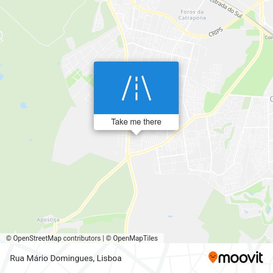 Rua Mário Domingues mapa