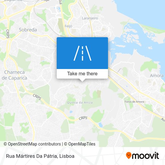 Rua Mártires Da Pátria mapa