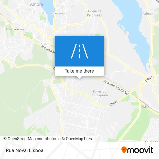 Rua Nova map