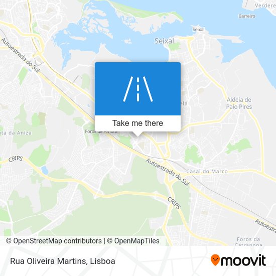 Rua Oliveira Martins map