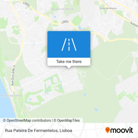 Rua Pateira De Fermentelos map