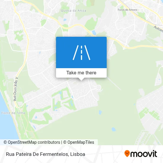 Rua Pateira De Fermentelos map