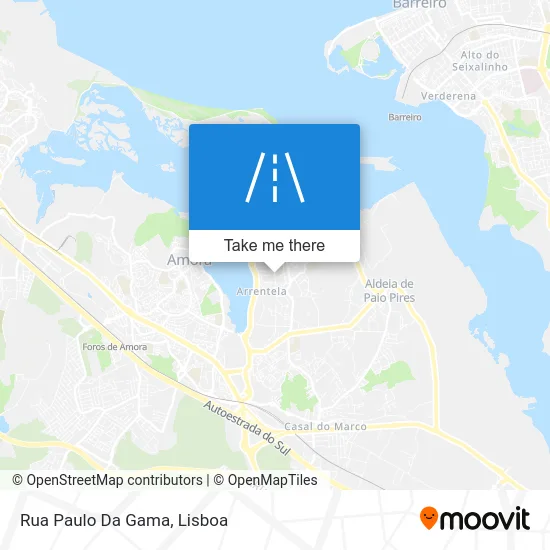 Rua Paulo Da Gama map