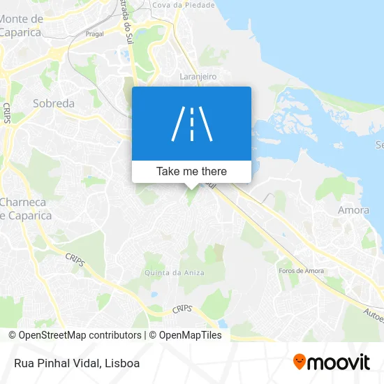 Rua Pinhal Vidal map