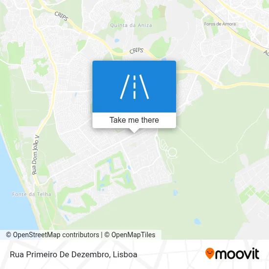 Rua Primeiro De Dezembro map