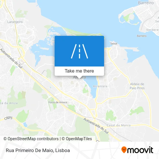 Rua Primeiro De Maio map