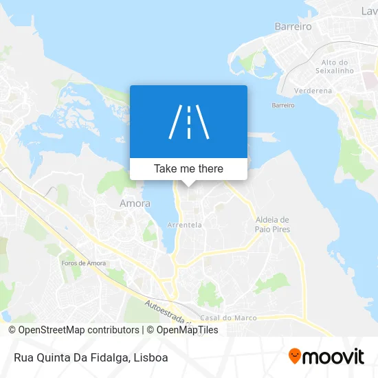Rua Quinta Da Fidalga map